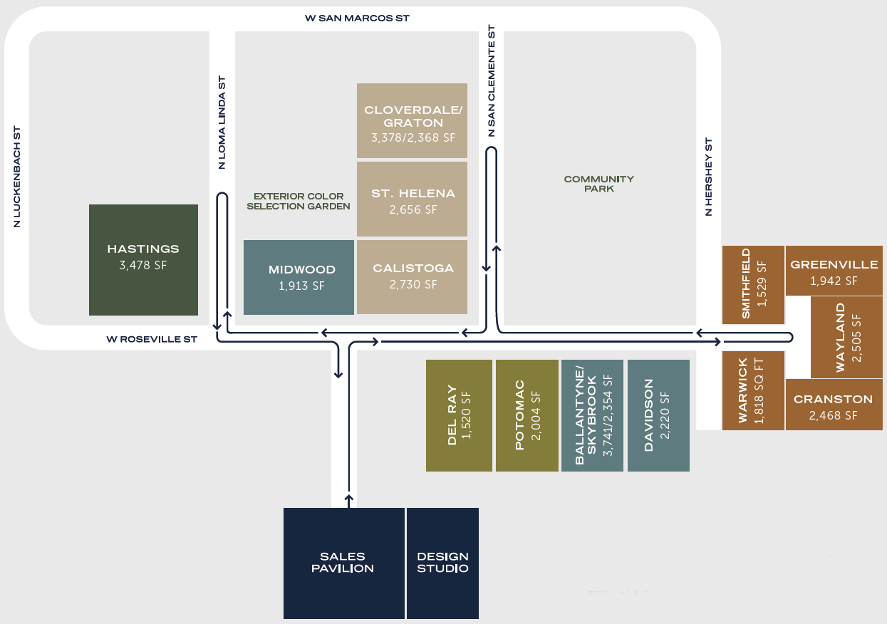 Sterling Grove Updated Model Complex Map